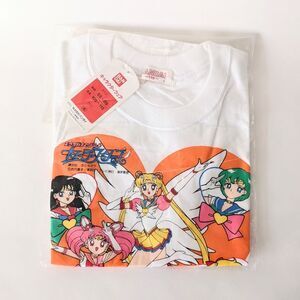 Vintage Authentic Bandai Sailor Moon Sailor Star T-Shirt Child Size 6